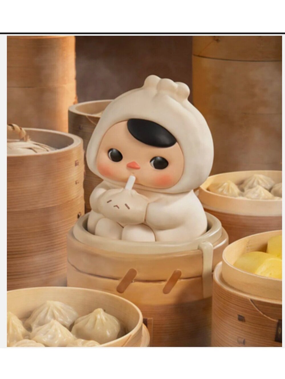 Popmart Pucky the Feast Soup Dumpling XLB
